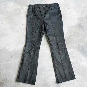 Vintage Harley-Davidson Leather Pants Bootcut Flare 8
